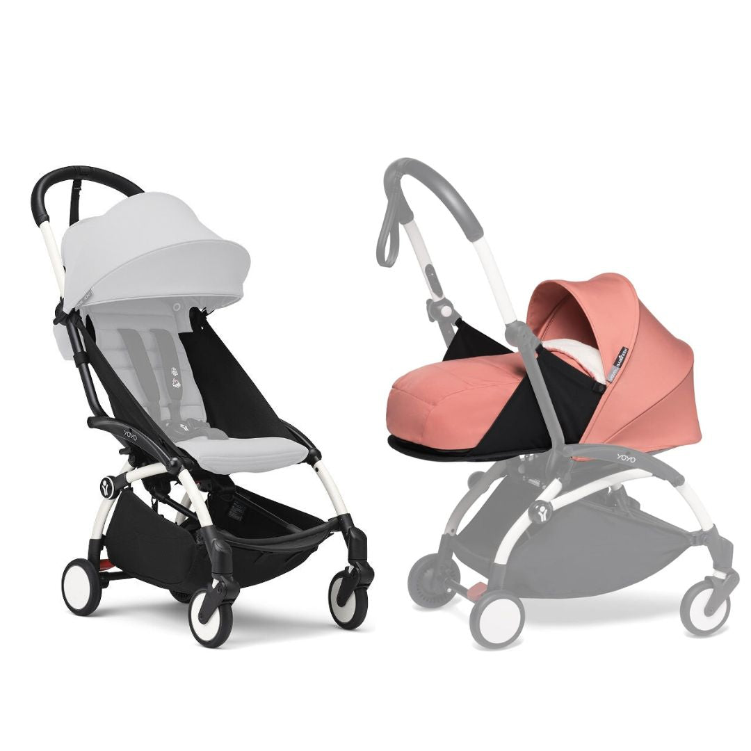 Stokke YOYO3 Stroller Frame with Babyzen YOYO Newborn Pack